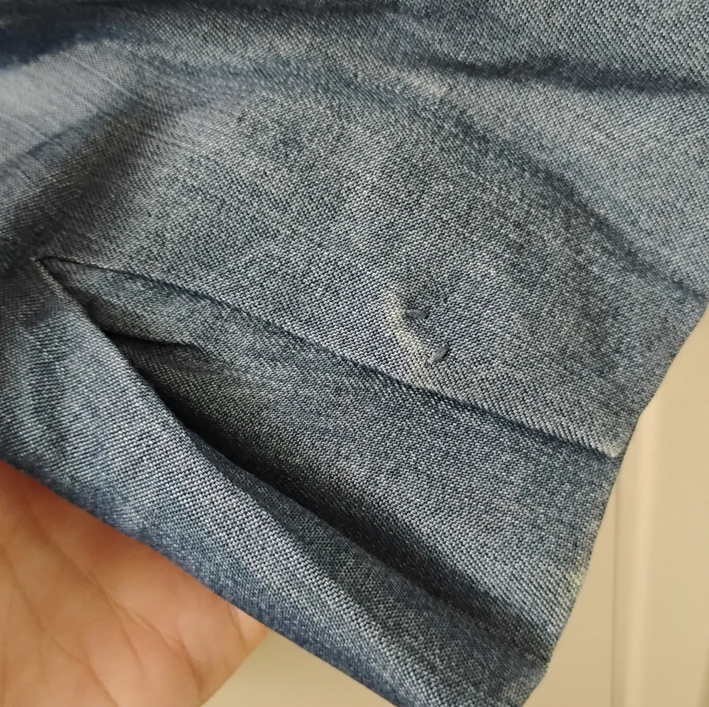 Acne Mens Blake Denim Blazer Suit Jacket Sz 38